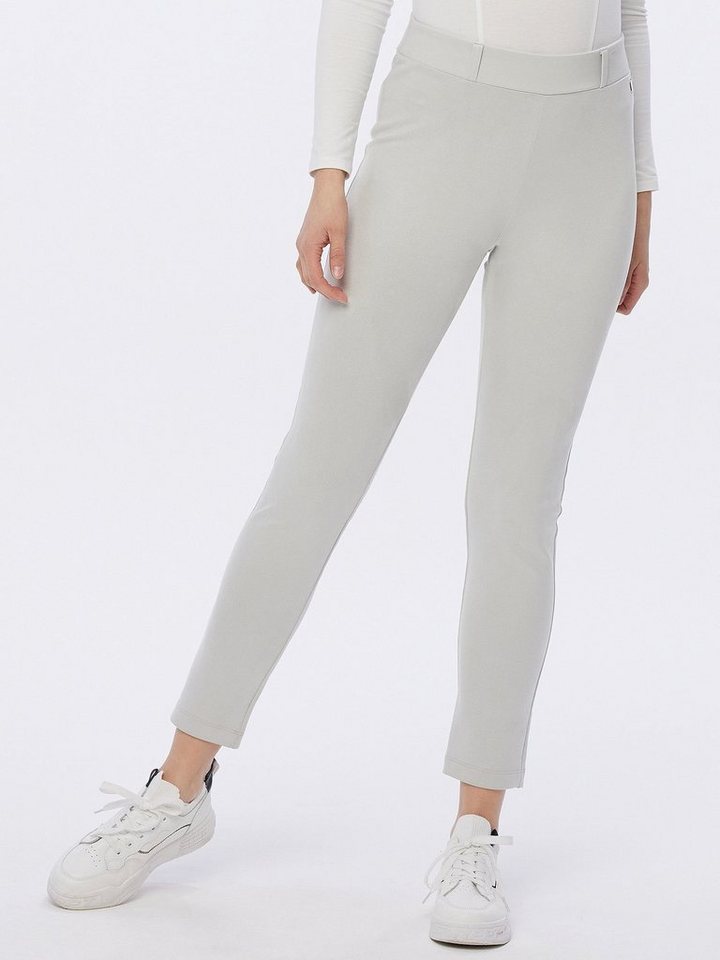 Georg Stiels Lederimitathose Treggings koerpernah in Veloursledersoptik von Georg Stiels