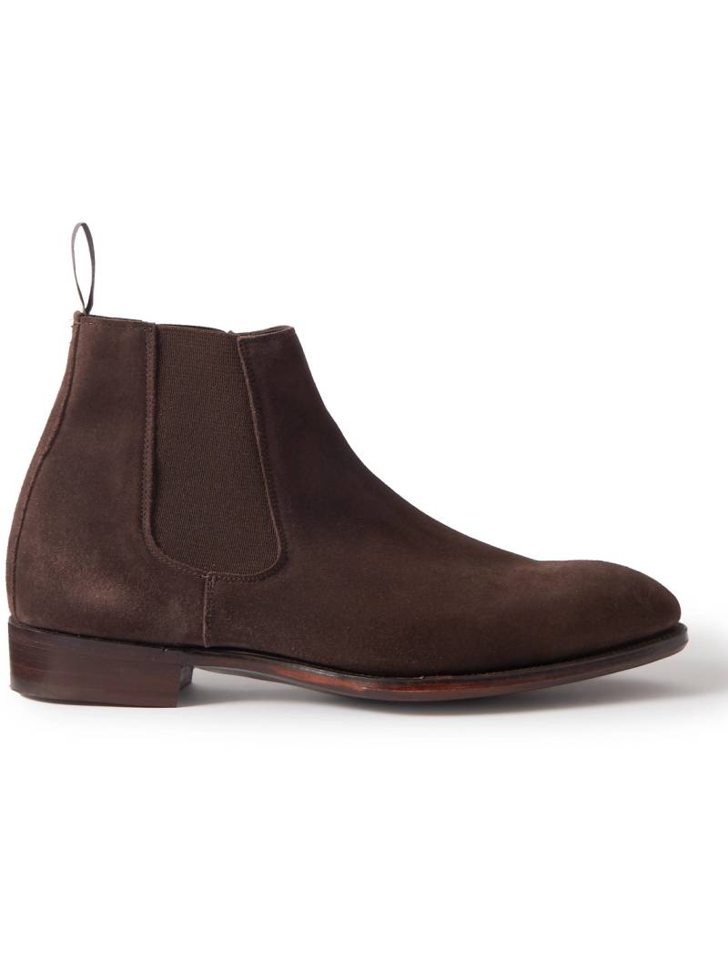 George Cleverley - Jason Suede Chelsea Boots - Men - Brown - UK 7 von George Cleverley