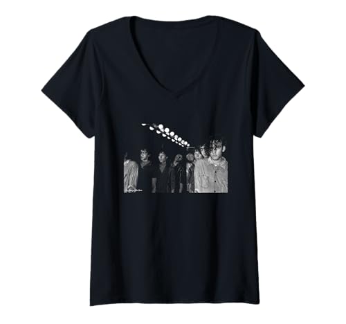 Damen REM Band Foto von George DuBose T-Shirt mit V-Ausschnitt von George DuBose Photography