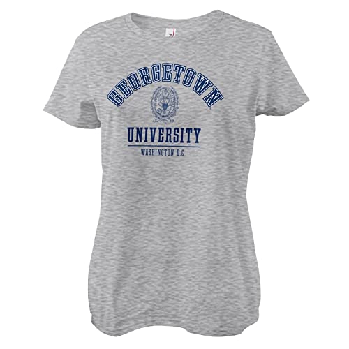 Georgetown University Offizielles Lizenzprodukt Damen T-Shirt (Heather Gray), Large von Georgetown University