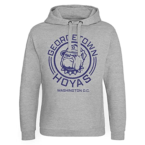 Georgetown University Offizielles Lizenzprodukt Georgetown Hoyas - Washington Epic Kapuzenpullover (Heather Gray), Large von Georgetown University