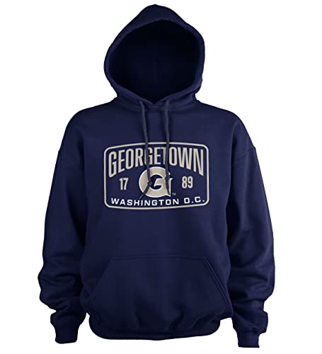 Georgetown University Offizielles Lizenzprodukt Georgetown Since 1789 Kapuzenpullover (Marineblau), X-Large von Georgetown University