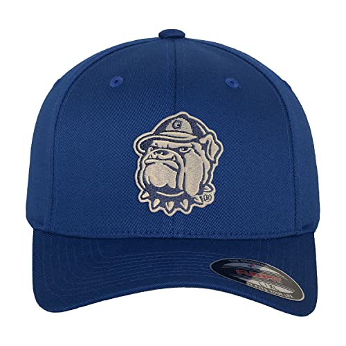 Georgetown University Offizielles Lizenzprodukt Hoyas Big Jack Flexfit Baseball Cap (Blau), Large/X-Large von Georgetown University