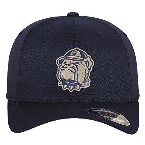 Georgetown University Offizielles Lizenzprodukt Hoyas Big Jack Flexfit Baseball Cap (Marineblau), Large/X-Large von Georgetown University