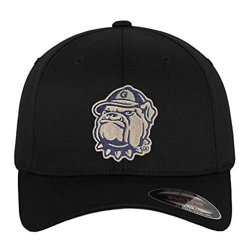 Georgetown University Offizielles Lizenzprodukt Hoyas Big Jack Flexfit Baseball Cap (Schwarz), Large/X-Large von Georgetown University