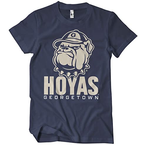 Georgetown University Offizielles Lizenzprodukt Hoyas Big Jack Herren T-Shirt (Marineblau), XX-Large von Georgetown University