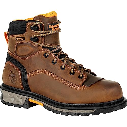 Georgia Boot Men's Carbo-Tec LTX Waterproof Composite Toe Work Boot Black & Brown - GB00391 von Georgia Boot