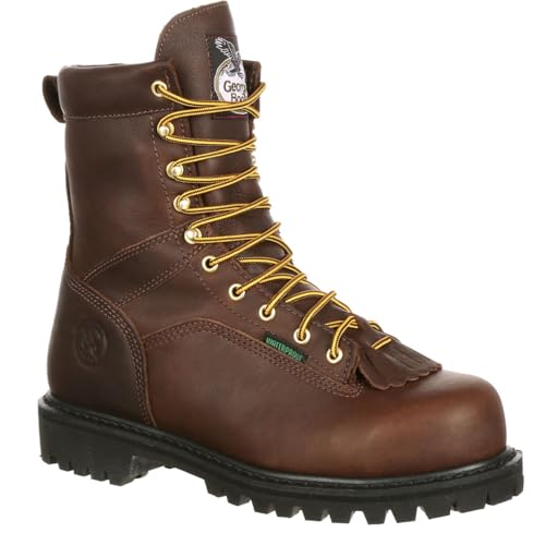 Georgia Men's G8041 Logger Boot-M Work, Tumbled Chocolate 8 M US von Georgia Boot