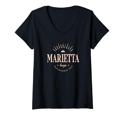 Damen Marietta Georgia | Marietta GA Modern T-Shirt mit V-Ausschnitt Damen Marietta Georgia | Marietta GA Modern T-Shirt mit V-Ausschnitt von Georgia Contemporary Designs