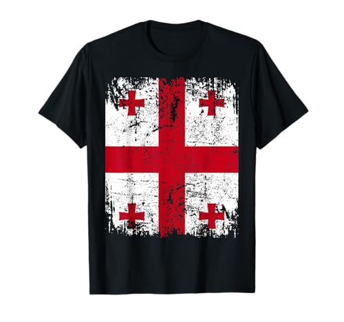 GEORGIEN Flagge Damen Herren Kinder GEORGIEN T-Shirt GEORGIEN Flagge Damen Herren Kinder GEORGIEN T-Shirt von Georgia Family Shop