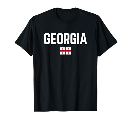 GEORGIEN Flagge Damen Herren Kinder GEORGIEN T-Shirt von Georgia Family Shop