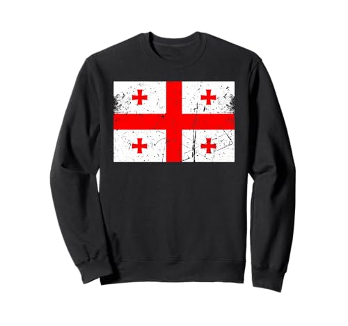 Georgia-Flagge, Grafik für Männer, Frauen, Kinder Sweatshirt von Georgia Flag Graphic Store