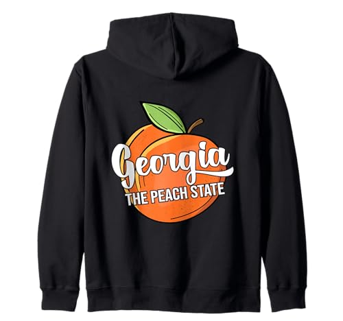 Georgia Souvenir für Herren Der Pfirsichstaat Georgia Kapuzenjacke von Georgia Gifts For Men & Women