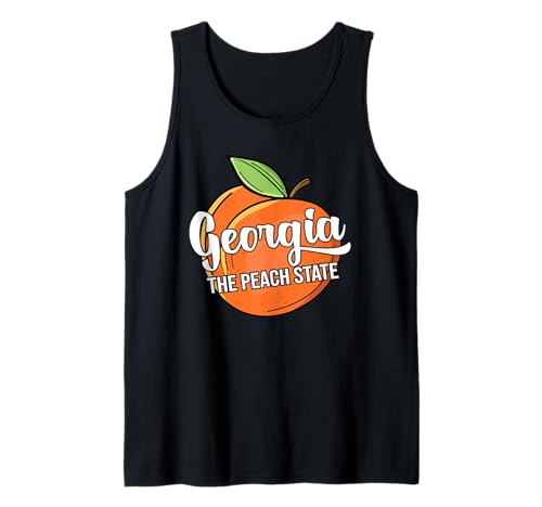 Georgia Souvenir für Herren Der Pfirsichstaat Georgia Tank Top von Georgia Gifts For Men & Women