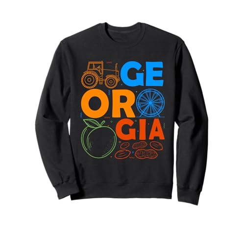 Georgia Souvenir für Herren Georgia Peaches Lover Georgia Sweatshirt von Georgia Gifts For Men & Women