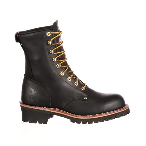 Georgia Boot Men's Logger 8" Black Non Steel-Toe Work Boot von Georgia Boot