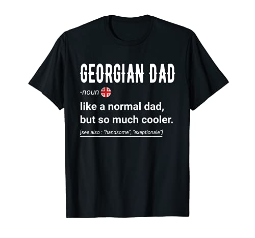 Herren Georgian Dad Definition Design - Funny Georgian Daddy Flag T-Shirt Herren Georgian Dad Definition Design - Funny Georgian Daddy Flag T-Shirt von Georgian Dad Gift Co.