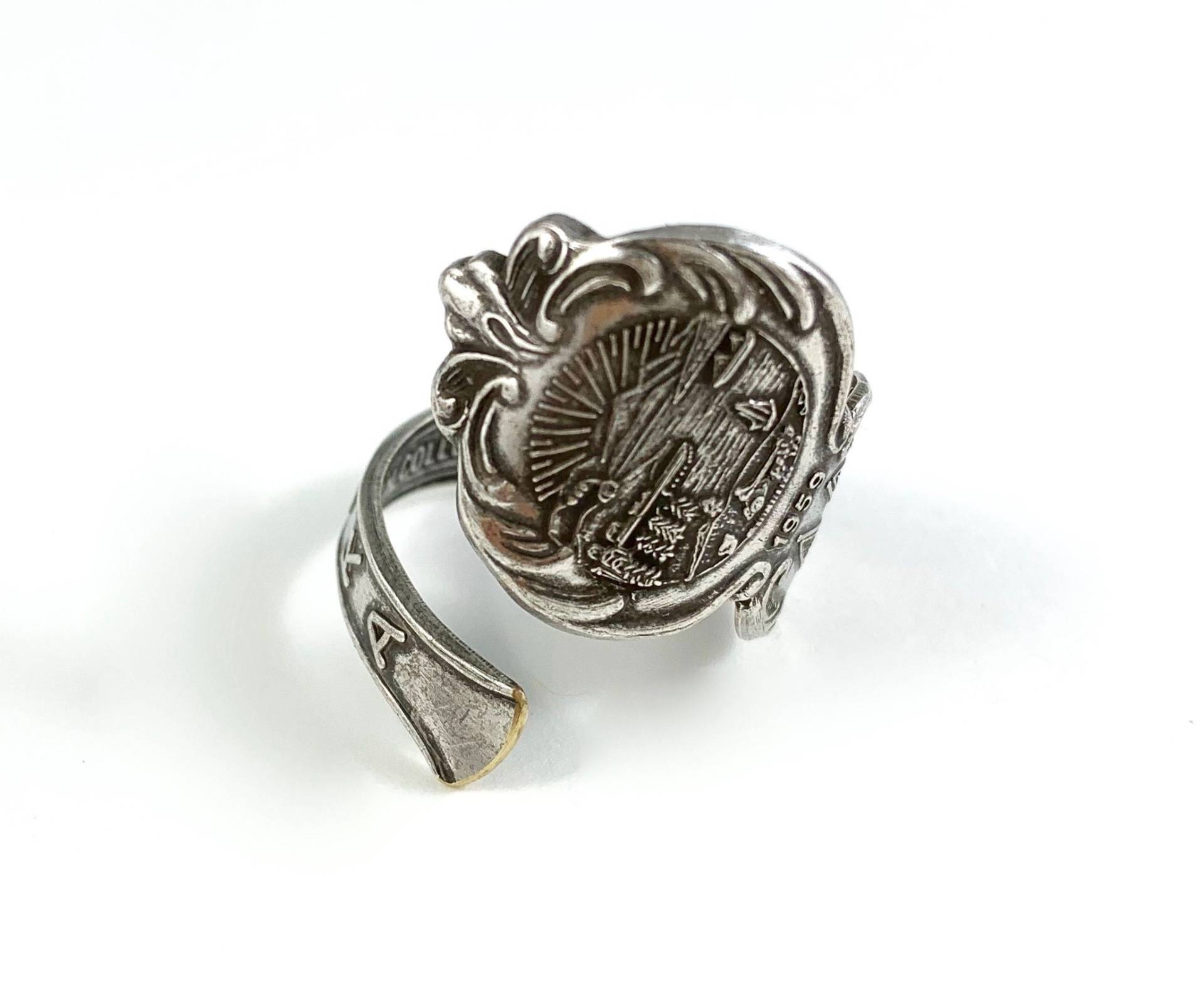 Alaska Ring, Löffel Schmuck, Geschenk, Frau, Vintage Alaska, Charm, Frau Geschenk von GeorginaBaker