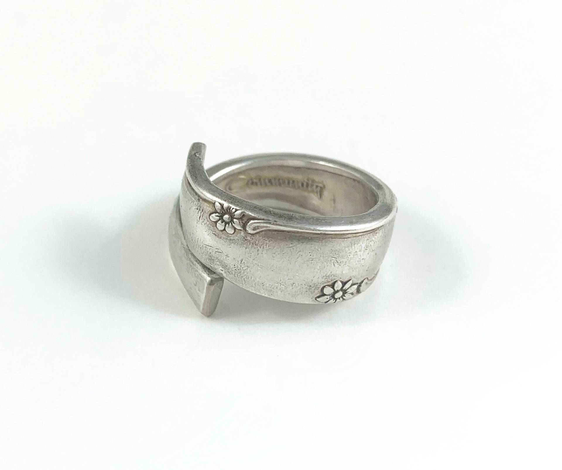 Löffel Ring, Schmuck, Blumen Frau Geschenk, Besteck Silberschmuck, Gabel Ring von GeorginaBaker