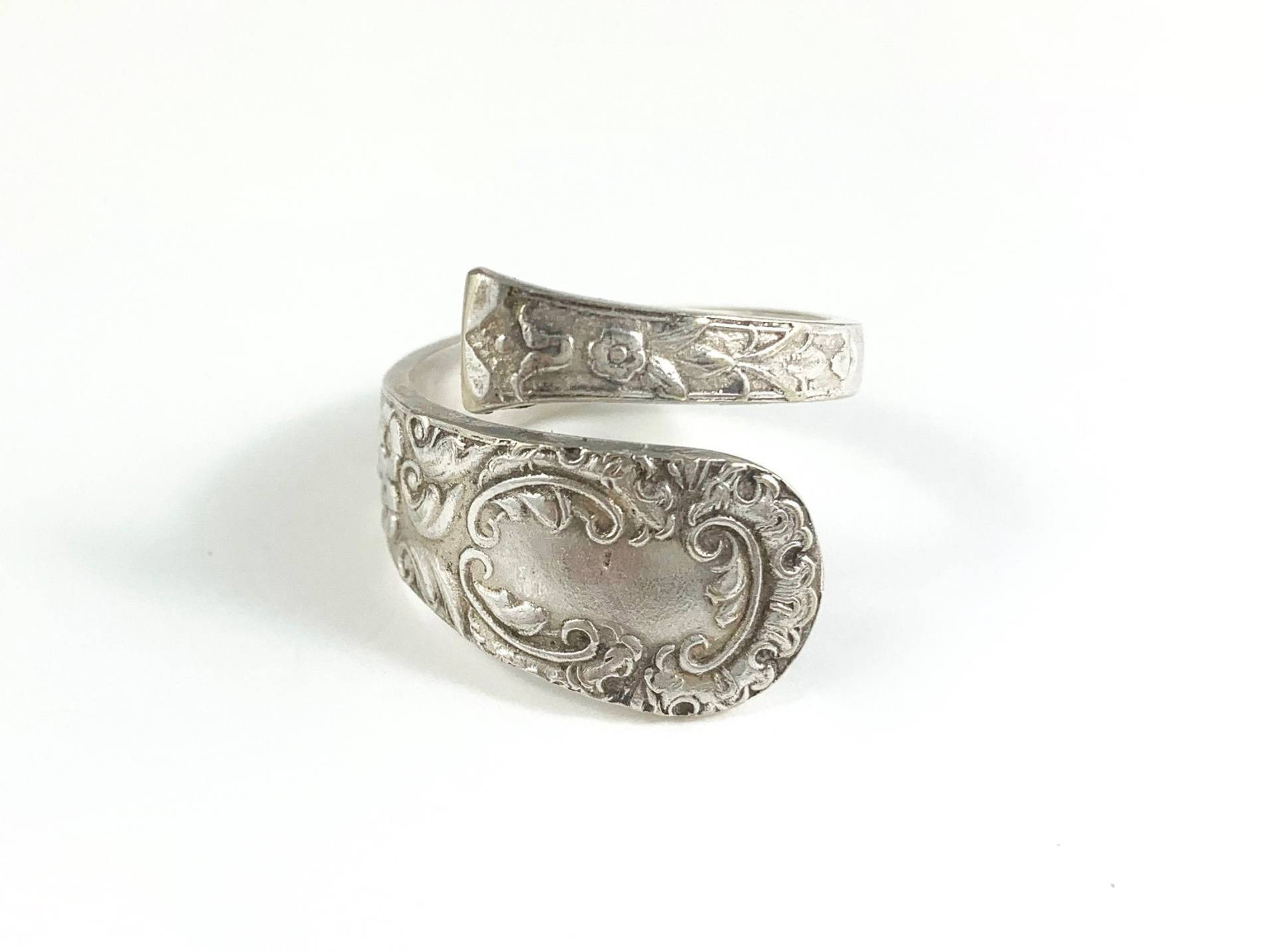 Löffel Ring, Schmuck, Blumen Frau Geschenk, Besteck Silberschmuck, Gabel Ring von GeorginaBaker