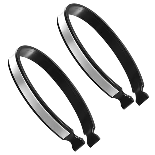 Geosar Fahrrad Hosen Clips Reflektierende Fahrradclips Elastische Hosenspangen Reflektoren PVC Beschichtete Fahrradklammern Fahrrad Knöchelbänder für Herren Damen Radfahrer von Geosar