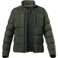 GEOX Herren Steppjacke grün Mikrofaser unifarben von Geox