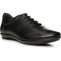 GEOX Herren Schnürschuhe schwarz Glattleder von Geox