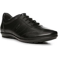 GEOX Herren Schnürschuhe schwarz Glattleder von Geox