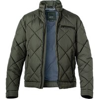 GEOX Herren Steppjacke grün Mikrofaser unifarben von Geox