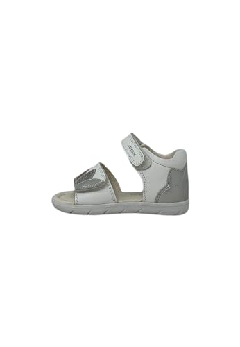 Geox ALUL Girl B Sandal, White/Silver von Geox