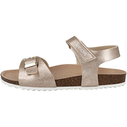 Geox Adriel Girls Sandal, Rose Gold Dark, 33 EU von Geox