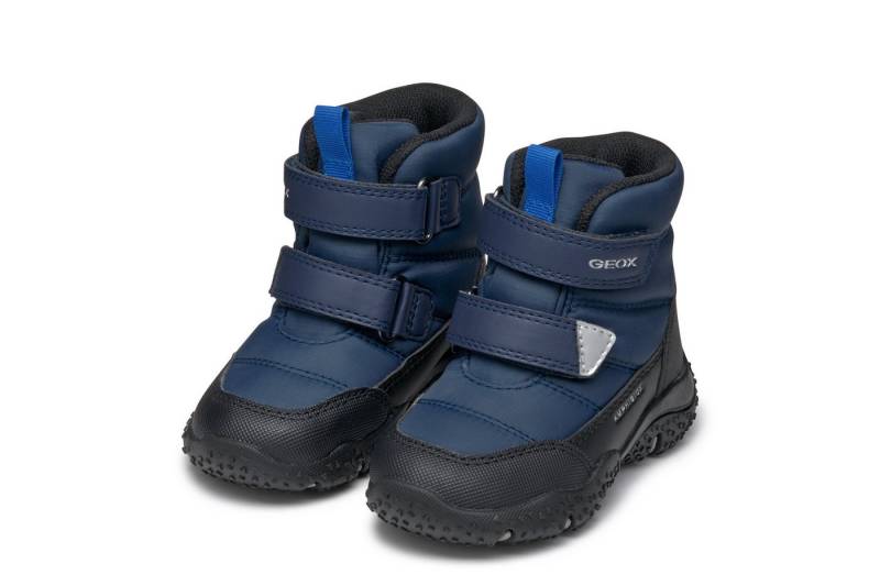 Geox B BALTIC BOY B ABX Winterboots Klettstiefel, Snowboots mit Warmfutter, Größenschablone zum Download von Geox