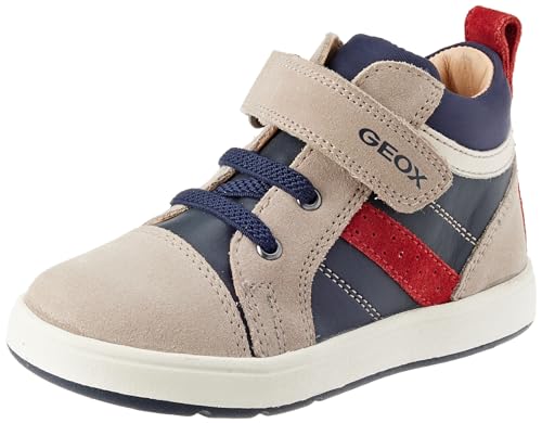 Geox B BIGLIA Boy A Sneaker, Sand/Navy, 18 EU von Geox