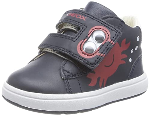 Geox B BIGLIA Boy First Walker Shoe, Navy/White, 26 EU von Geox