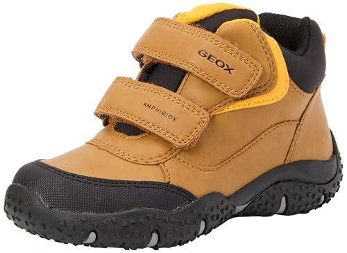 Geox Jungen B Baltic Boy ABX Sneaker, Braun, 25 EU Geox Jungen B Baltic Boy ABX Sneaker, Braun, 25 EU von Geox