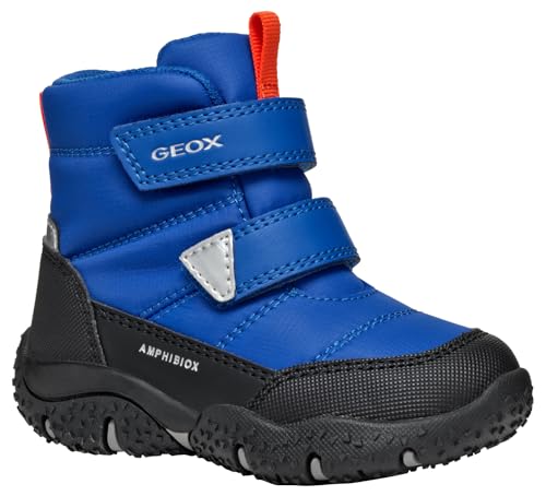 Geox B Baltic Boy B ABX B Snow Boot, ROYAL/ORANGE, 27 EU von Geox