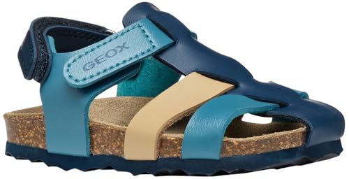 Geox B CHALKI Boy Sandal, Navy/Camel, 27 EU Geox B CHALKI Boy Sandal, Navy/Camel, 27 EU von Geox