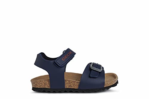 Geox Jungen B Chalki Boy Sandalen, Navy Dk Red, 27 EU Geox Jungen B Chalki Boy Sandalen, Navy Dk Red, 27 EU von Geox