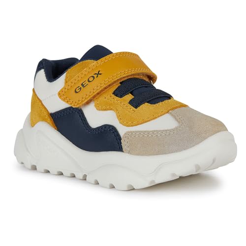 Geox B CIUFCIUF Boy B Sneaker, Taupe/OCHREYELLOW, 27 EU Geox B CIUFCIUF Boy B Sneaker, Taupe/OCHREYELLOW, 27 EU von Geox