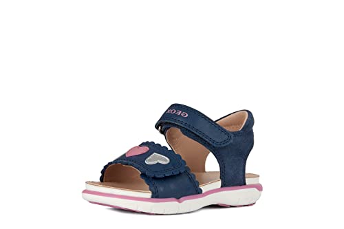 Geox B Delhi Girl Sandal, AVIO/Fuchsia, 25 EU von Geox