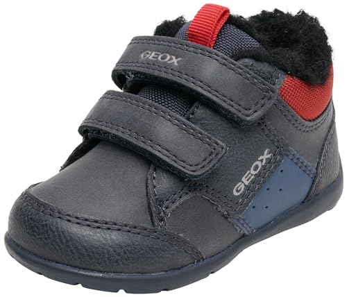 Geox B ELTHAN Boy B Sneaker, Navy/RED, 21 EU von Geox