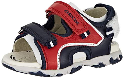 Geox B FLAFFEE Boy Sandal, RED/Navy, 25 EU von Geox