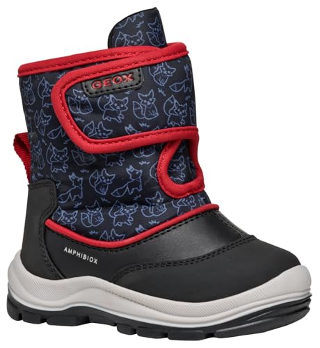 Geox B FLANFIL Boy B ABX Snow Boot, Black/RED, 26 EU Geox B FLANFIL Boy B ABX Snow Boot, Black/RED, 26 EU von Geox