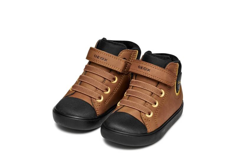 Geox B GISLI BOY Lauflernschuh Winterboots mit Klettverschluss, Größenschablone zum Download von Geox