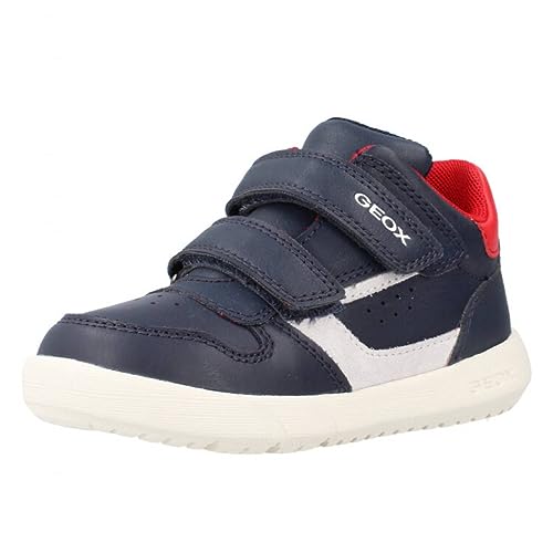 Geox B HYROO Boy E Sneaker, Navy/RED, 21 EU von Geox