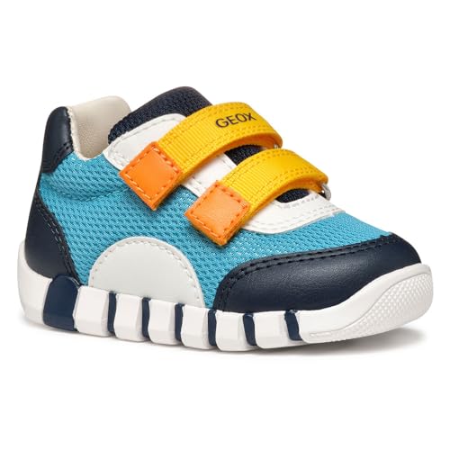 Geox B IUPIDOO Boy C Sneaker, Ocean/Navy, 26 EU von Geox