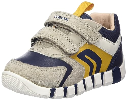 Geox B IUPIDOO Boy D Sneaker, Sand/Navy, 21 EU von Geox