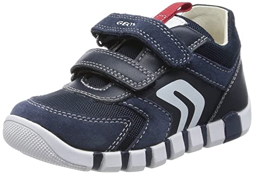 Geox B IUPIDOO Boy First Walker Shoe, Navy/White, 21 EU von Geox