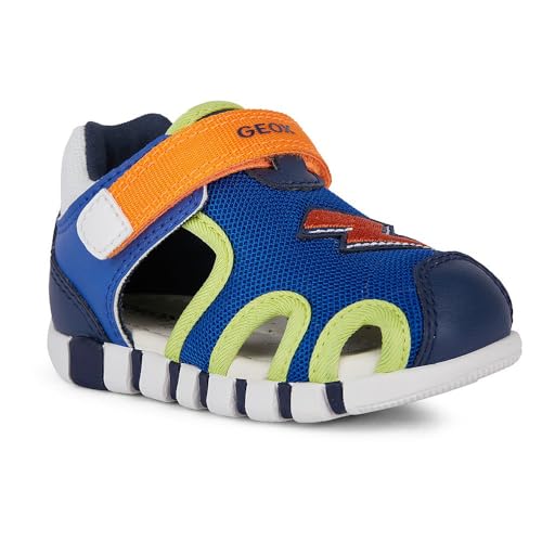 Geox B IUPIDOO Boy Sandal, ROYAL/ORANGE, 26 EU von Geox