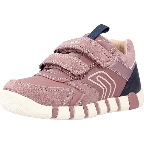 Geox Baby-Mädchen B IUPIDOO Girl C Sneaker, Rose Smoke/Navy, 22 EU von Geox